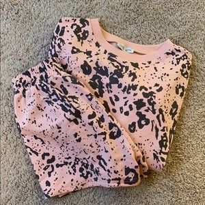 Chic wish leopard pajama or lounge set